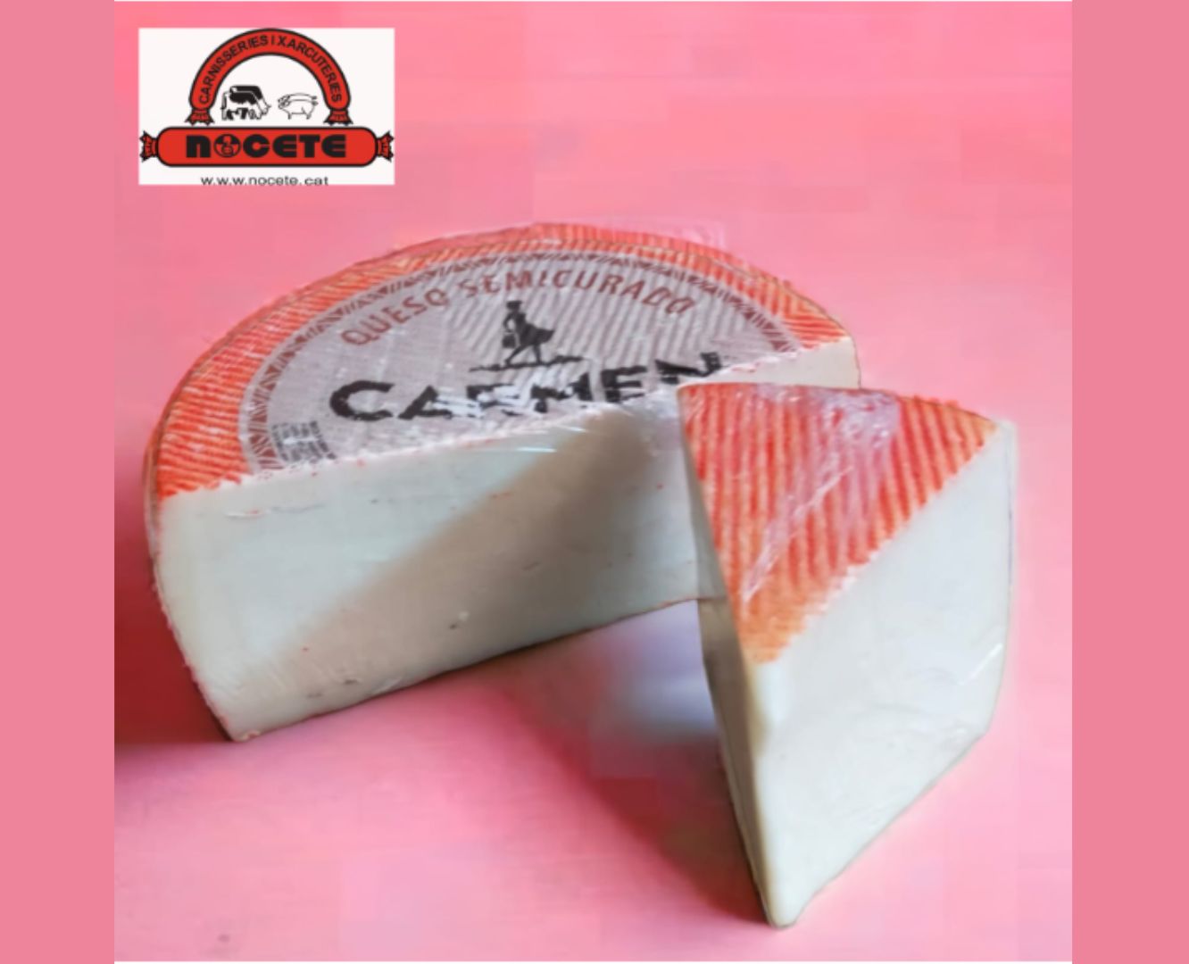 FORMATGE DE CABRA BAIX EN SAL 300 GRMS.