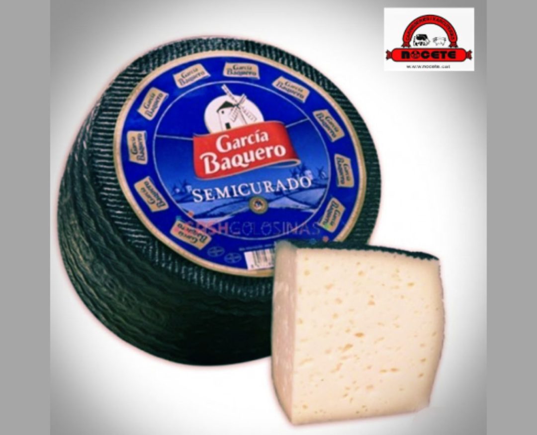 FORMATGE GARCIA BAQUERO SEMICURAT PEÇA DE 300 GRMS. Aprox.