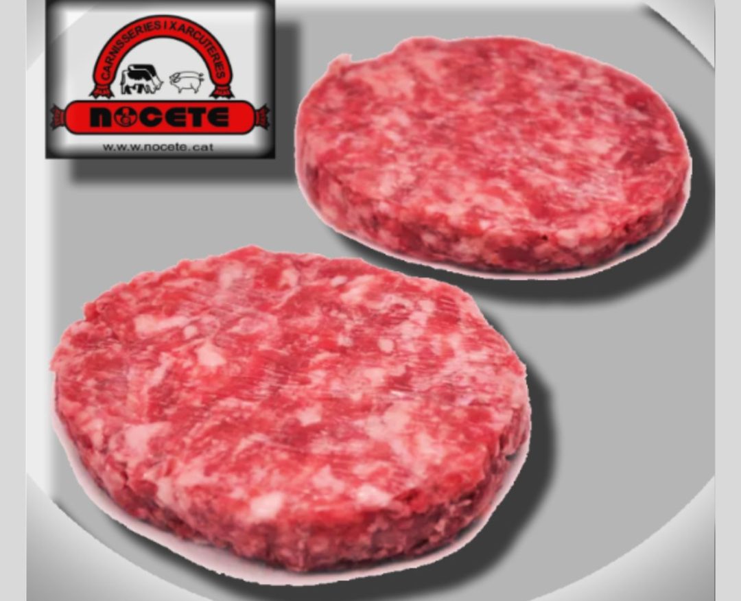 HAMBURGUESES CASOLANA DE VEDELLA AMB SEVA CARAMELITZADA UNITAT 120 Grms. Aprox.